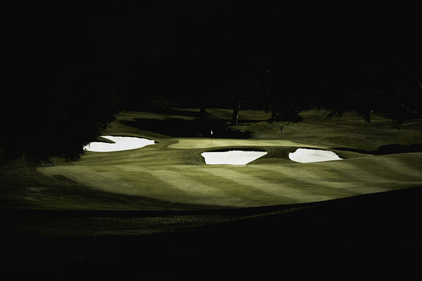 Glow golf final card: 61. Not a course record, but only one ball left the greenhouse.